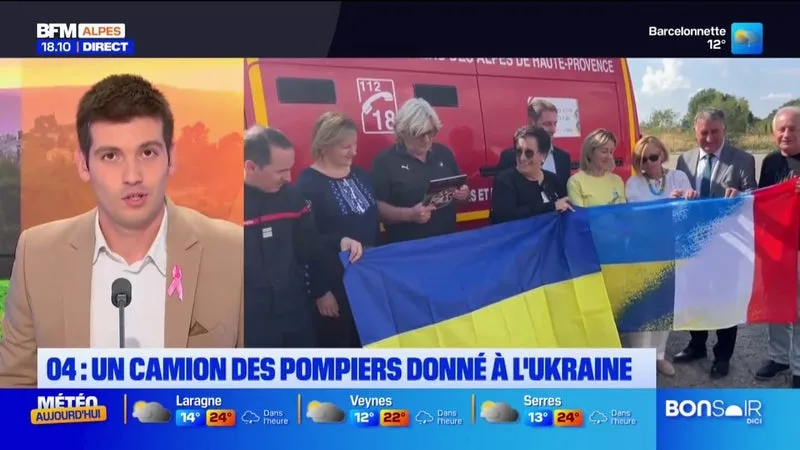 04 : UNE AMBULANCE DES POMPIERS DONNÉE À L’UKRAINE