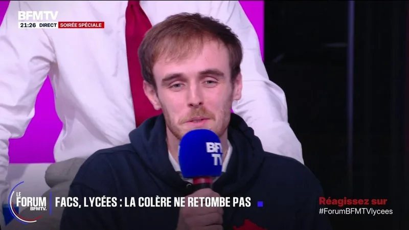 FORUM BFMTV – « VOUS ÊTES EN TRAIN DE RÉVEILLER UNE AUTRE JEUNESSE »: ÉCHANGE ENTRE RUBENS STRACHAN, DÉLÉGUÉ NATIONAL DE L’UNI, ALEXIS DUREY, MILITANT AU POING LEVÉ ET À RÉVOLUTION PERMANENTE ET LOLA-FLEUR WHITTAKER, ÉTUDIANTE ET TIKTOKEUSE