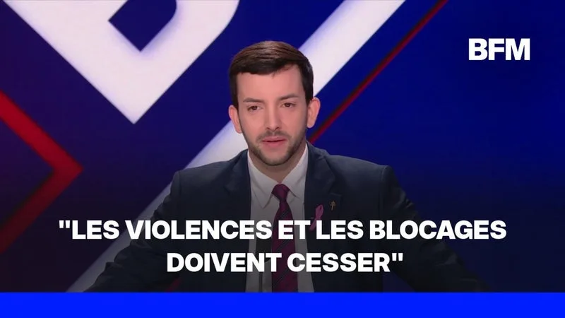 COLÈRE LYCÉENNE: JEAN-PHILIPPE TANGUY (RN) APPELLE À CESSER « LES VIOLENCES ET LES BLOCAGES »