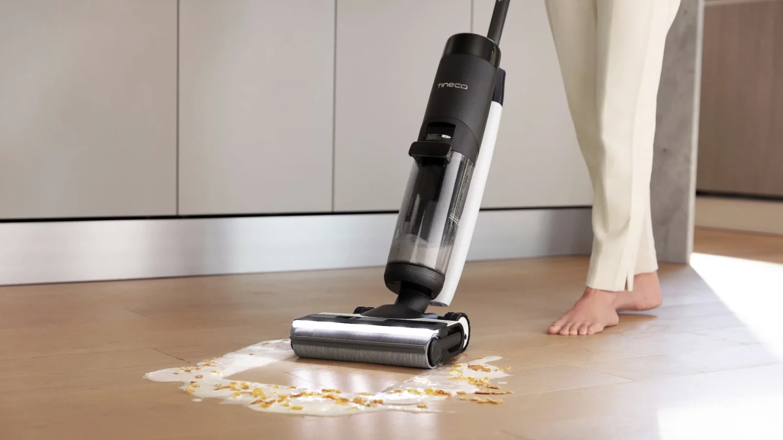 LE TINECO FLOOR ONE S7 PRO QUE NOUS AVIONS NOTÉ 8/10 PASSE À 219,22€