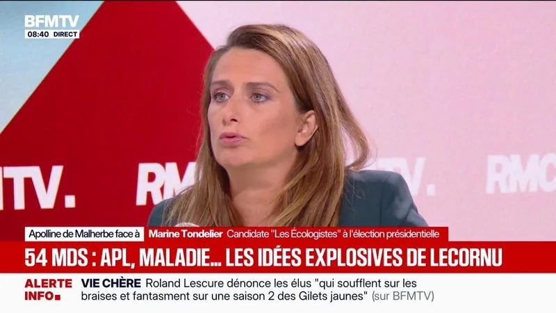 « LES RONDS-POINTS, DANS QUELQUES JOURS, SERONT RÉOCCUPÉS », ESTIME MARINE TONDELIER, CANDIDATE LES ÉCOLOGISTES À L’ÉLECTION PRÉSIDENTIELLE