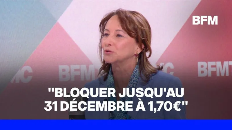 SÉGOLÈNE ROYAL PROPOSE DE « BLOQUER JUSQU’AU 31 DÉCEMBRE » LE PRIX DE L’ESSENCE À 1,70 EURO