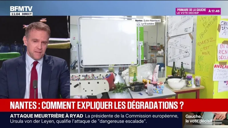 DÉGRADATIONS À L’UNIVERSITÉ DE NANTES: « CES IMAGES M’INSPIRENT DE LA CONSTERNATION », RÉAGIT LE DÉPUTÉ ENSEMBLE MARC FERRACCI