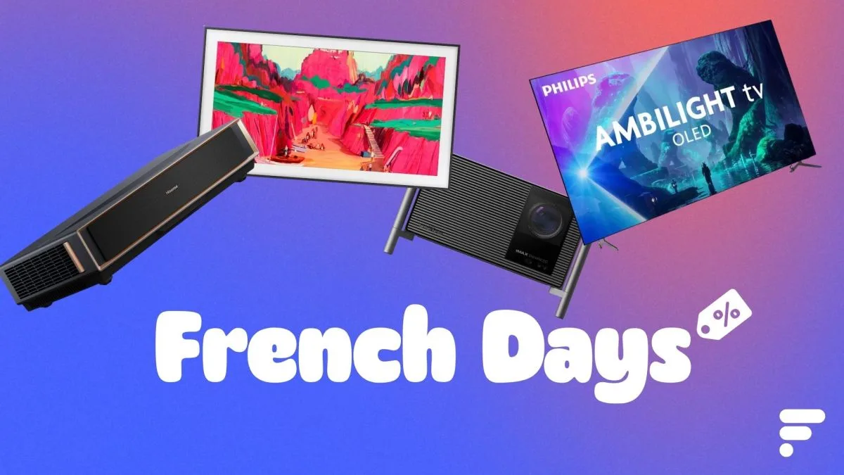 FRENCH DAYS TÉLÉVISEUR : JUSQU’À 1 200 € DE RÉDUCTION SUR LES TV OLED, VIDÉOPROJECTEURS TRIPLE LASER ET DALLES 4K DANS CETTE SÉLECTION
