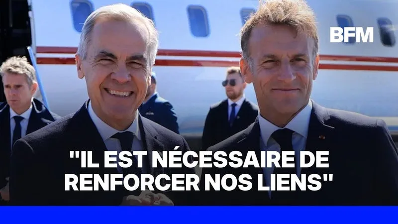 MARK CARNEY, PREMIER MINISTRE CANADIEN: « IL EST NÉCESSAIRE DE RENFORCER NOS LIENS » AVEC LA FRANCE