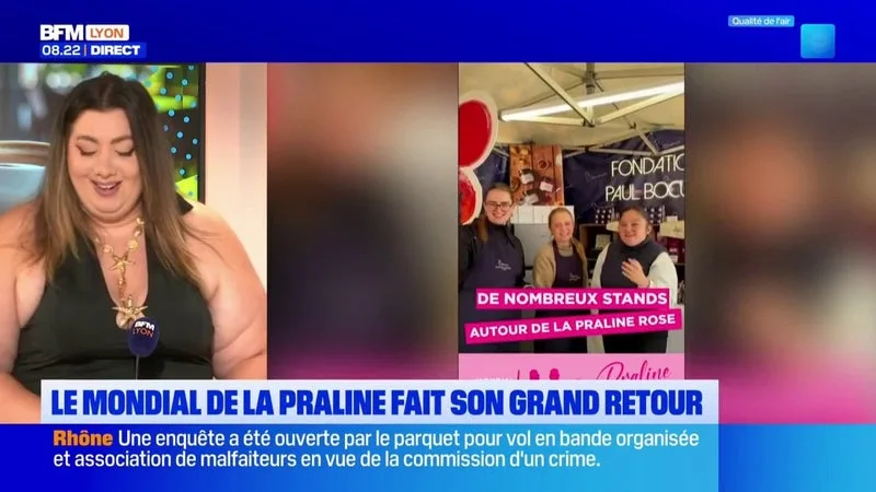 LE CAFÉ GOURMAND: EMBLÈME LYONNAIS, LA PRALINE ROSE MISE À L’HONNEUR AU MONDIAL DE LA PRALINE