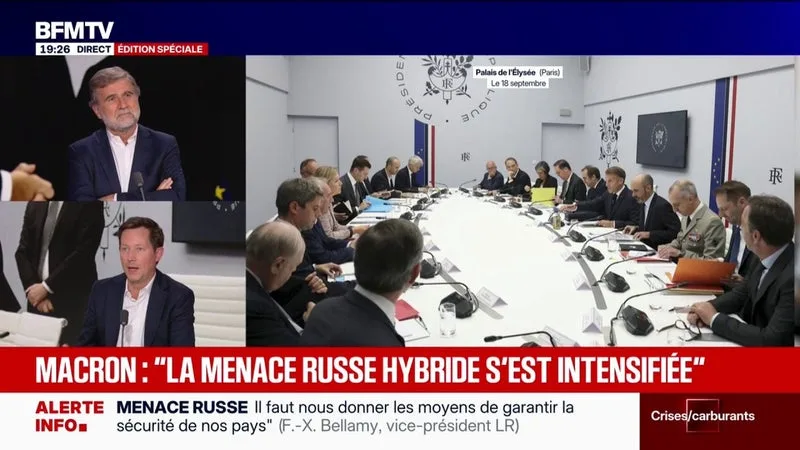 « NOUS NE SOMMES PAS EN GUERRE CONTRE LA RUSSIE ET NOUS NE VOULONS PAS LA GUERRE AVEC LA RUSSIE », DÉCLARE FRANÇOIS-XAVIER BELLAMY, VICE-PRÉSIDENT DES LR