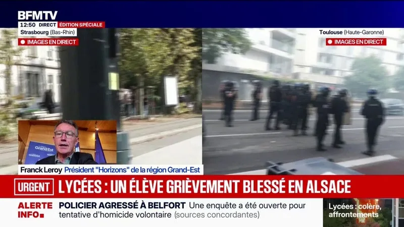 COLÈRE LYCÉENNE: « LA PLUPART DES LYCÉENS SONT DÉPOSSÉDÉS DE LEUR COMBAT », DÉPLORE FRANCK LEROY, PRÉSIDENT HORIZONS DE LA RÉGION GRAND EST