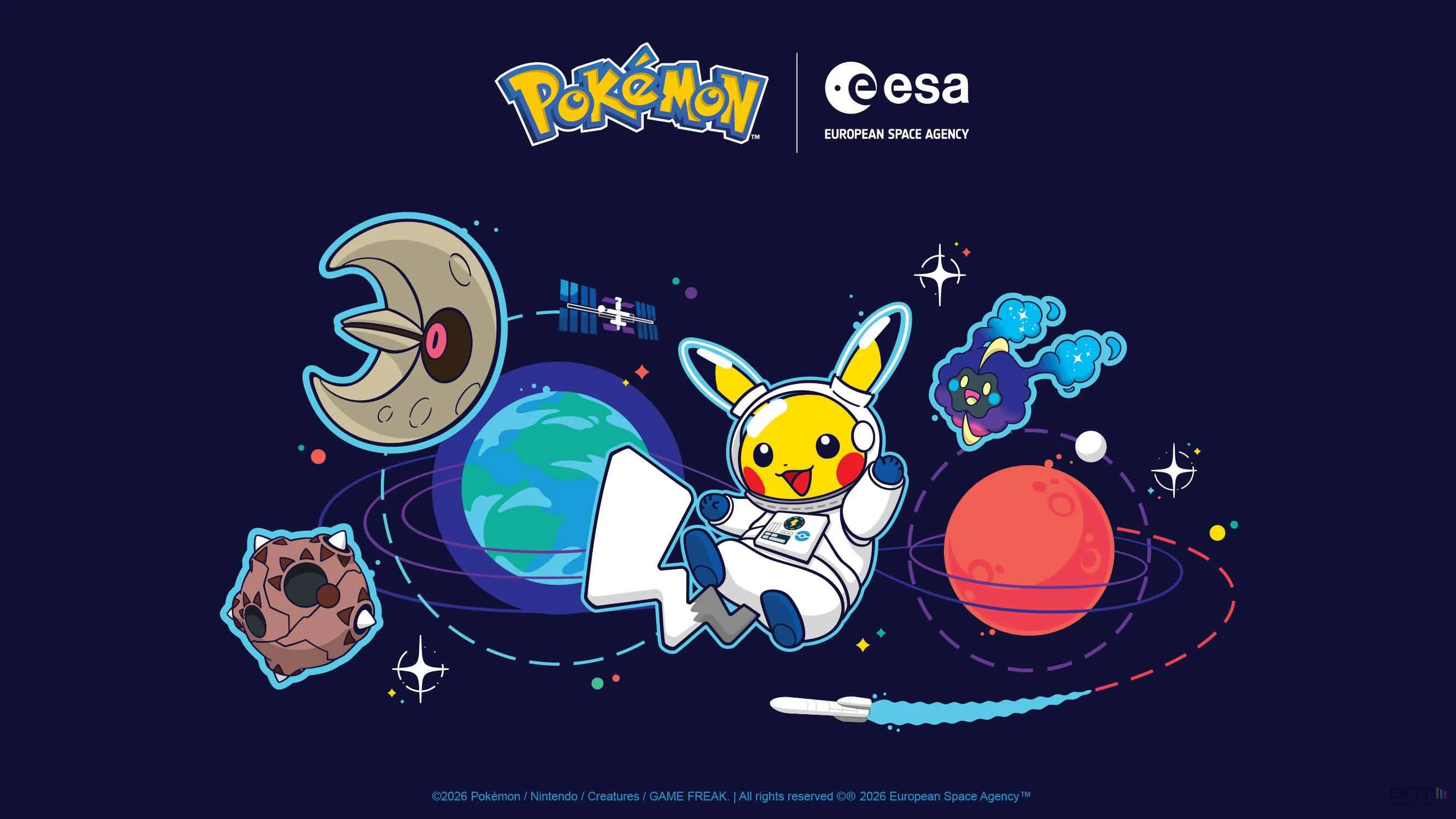 POKÉMON PARTENAIRE DE L’ESA POUR CÉLÉBRER LA SEMAINE MONDIALE DE L’ESPACE 2026 !