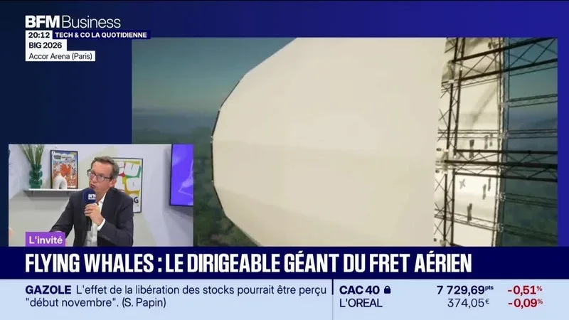VINCENT GUIBOUT (FLYING WHALES) : FLYING WHALES, LE DIRIGEABLE GÉANT DU FRET AÉRIEN – 08/10