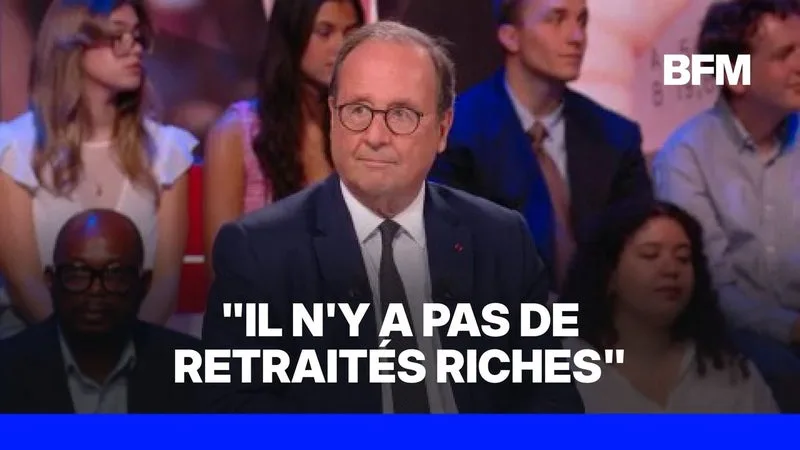 « IL N’Y A PAS DE RETRAITÉS RICHES », ESTIME FRANÇOIS HOLLANDE, ANCIEN PRÉSIDENT DE LA RÉPUBLIQUE