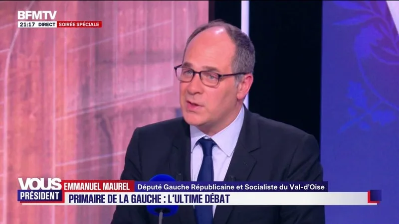 « J’AI ENVIE QU’ON GAGNE »: EMMANUEL MAUREL S’ENGAGE À SOUTENIR « LE OU LA GAGNANTE » DE LA PRIMAIRE SOCIALE-DÉMOCRATE