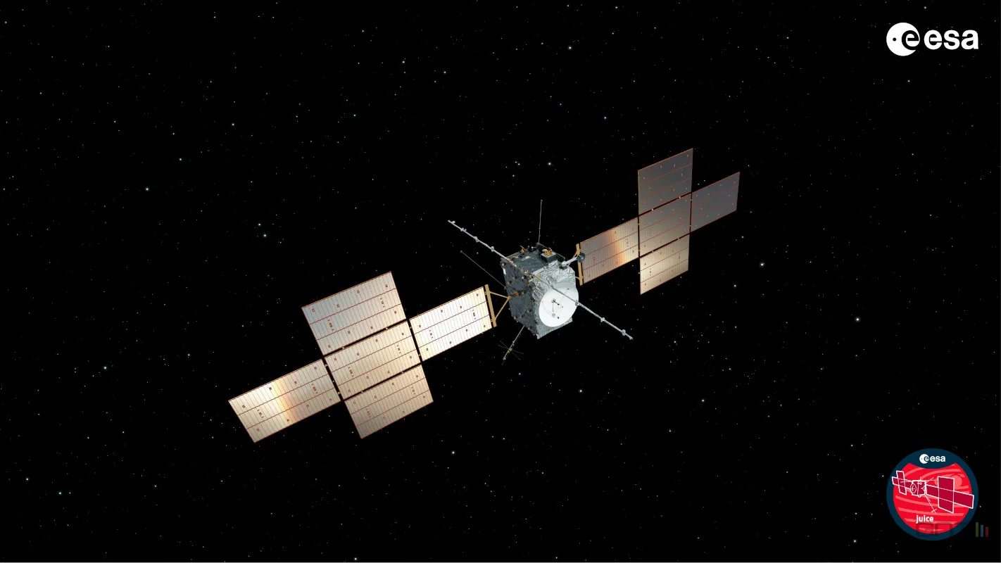 L’ESA PROPULSE SON VAISSEAU JUICE VERS LES LUNES GLACÉES GRÂCE À UN REBOND TERRESTRE