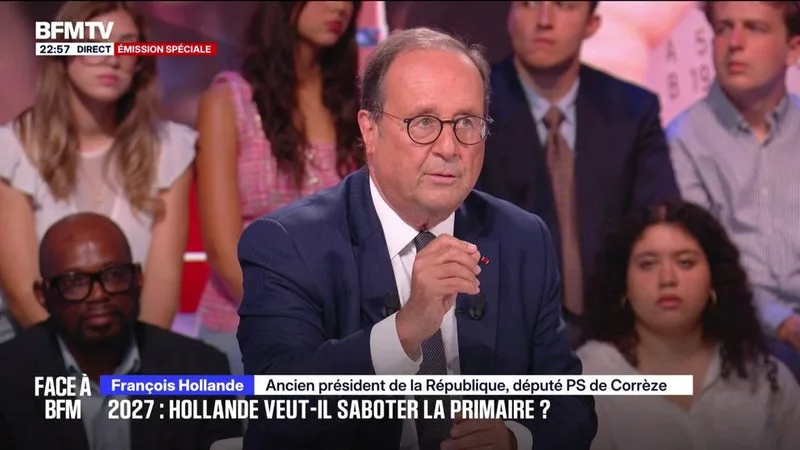 2027: « MA DÉCISION D’ÊTRE CANDIDAT VIENDRA AU MOIS DE DÉCEMBRE APRÈS LA PRIMAIRE DU PS S’IL N’Y A PAS DE DYNAMIQUE », PRÉVIENT FRANÇOIS HOLLANDE, ANCIEN PRÉSIDENT DE LA RÉPUBLIQUE