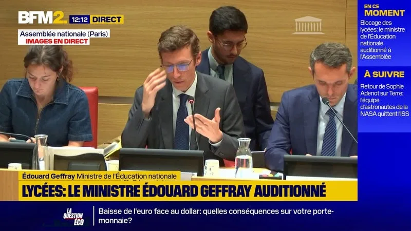 LYCÉES: ÉDOUARD GEFFRAY AFFIRME QU’IL « FAUDRA POSER LA QUESTION DE LA DURÉE DES VACANCES » POUR UN MÊME VOLUME D’ENSEIGNEMENT AVEC MOINS D’HEURES PAR SEMAINE