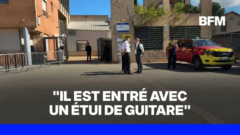 PRINCIPAL BLESSÉ PAR BALLE À AUBAGNE: LE COLLÉGIEN « EST ENTRÉ AVEC UN ÉTUI DE GUITARE » (PROCUREURE)