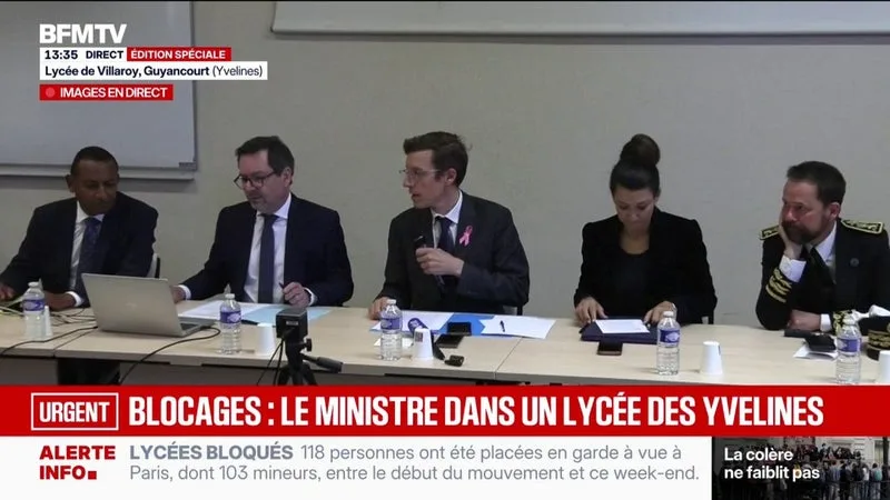 COLÈRE LYCÉENNE: « DES SITUATIONS OBJECTIVEMENT INACCEPTABLES », DÉNONCE ÉDOUARD GEFFRAY, MINISTRE DE L’ÉDUCATION NATIONALE
