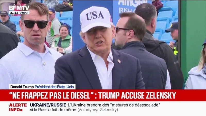 « MONSIEUR ZELENSKY N’A QU’UNE CHOSE À FAIRE: IL DOIT ARRÊTER DE FRAPPER LE DIESEL EN RUSSIE », LANCE DONALD TRUMP