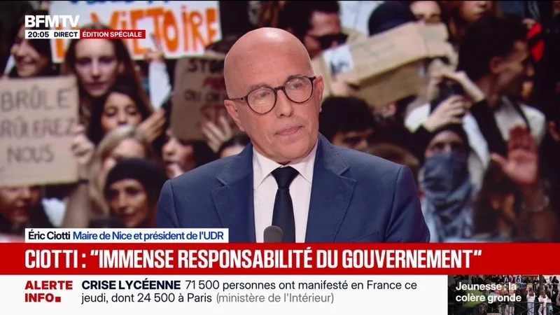 POUR ÉRIC CIOTTI, PRÉSIDENT DE L’UDR, « ON DOIT INTERDIRE LA SYNDICALISATION DANS LA MAGISTRATURE »