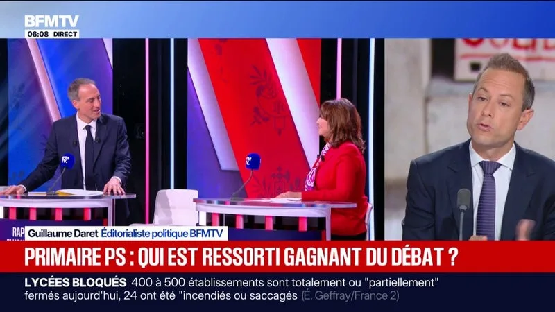 ÉDITO – PRIMAIRE DE LA GAUCHE: QUI RESSORT GAGNANT DU DÉBAT SUR BFMTV?