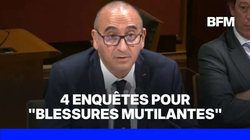 COLÈRE LYCÉENNE: 36 ENQUÊTES OUVERTES PAR L’IGPN DONT QUATRE POUR DES « BLESSURES MUTILANTES », ANNONCE LE MINISTRE DE L’INTÉRIEUR, LAURENT NUÑEZ