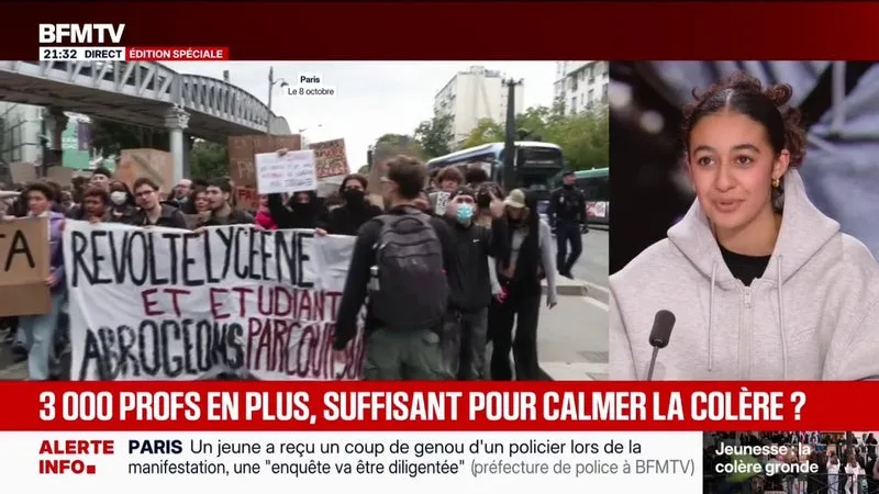 3.000 PROFESSEURS REMPLAÇANTS ANNONCÉS: « ON NE VA PAS ACCEPTER DES MIETTES DE PAIN DU MINISTÈRE DE L’ÉDUCATION NATIONALE », AFFIRME SOFIA TIZAOUI, ANCIENNE PRÉSIDENTE DE L’UNION SYNDICALE LYCÉENNE, QUI ADMET « UNE PETITE VICTOIRE »
