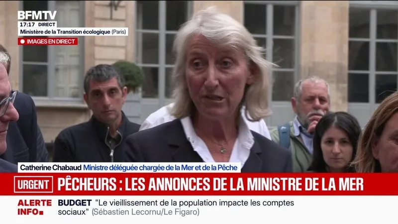 COLÈRE DES PÊCHEURS: « ON A EU UNE DISCUSSION CONSTRUCTIVE », ASSURE CATHERINE CHABAUD, MINISTRE DÉLÉGUÉE CHARGÉE DE LA MER ET DE LA PÊCHE