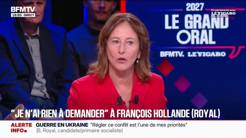 « JE REFUSE QU’ON TOUCHE AUX RETRAITES TANT QU’ILS N’AURONT PAS REMIS L’IMPÔT SUR LA FORTUNE FINANCIÈRE », FUSTIGE SÉGOLÈNE ROYAL, CANDIDATE À LA PRIMAIRE SOCIALISTE