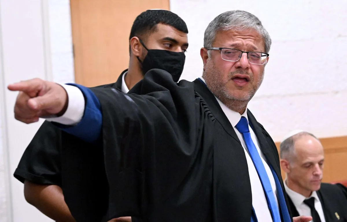 ISRAËL : LE MINISTRE EXTRÉMISTE BEN GVIR SANCTIONNÉ POUR UNE VIDÉO OÙ IL MENACE DE TUER UN PRISONNIER PALESTINIEN