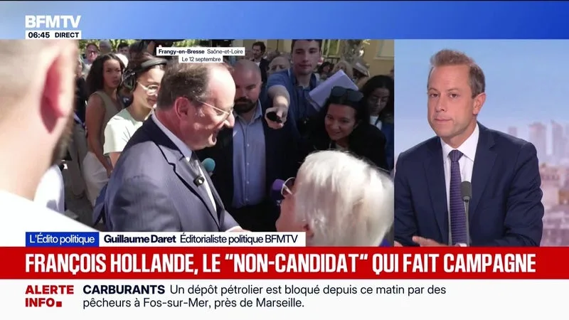 FRANÇOIS HOLLANDE, LE « NON-CANDIDAT » QUI FAIT CAMPAGNE – L’ÉDITO POLITIQUE – 15/09