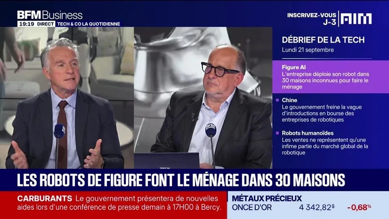 LES ROBOTS DE FIGURE FONT LE MÉNAGE DANS 30 MAISONS – 21/09