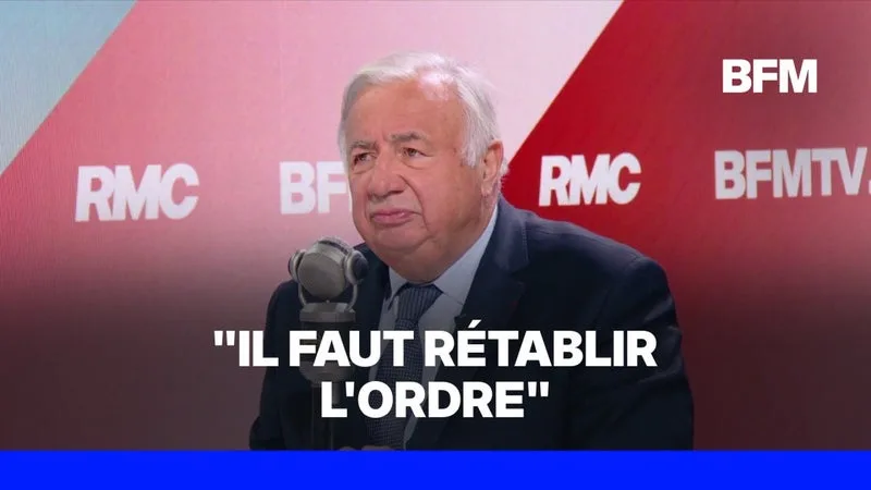 COLÈRE LYCÉENNE: GÉRARD LARCHER, PRÉSIDENT LR DU SÉNAT, ESTIME “QU’IL FAUT RÉTABLIR L’ORDRE”