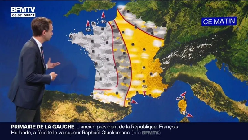 UN TEMPS PLUVIEUX SUR L’EST DU PAYS, JUSQU’À 24°C ATTENDU DANS LE SUD-EST: LA MÉTÉO DE CE LUNDI 12 OCTOBRE