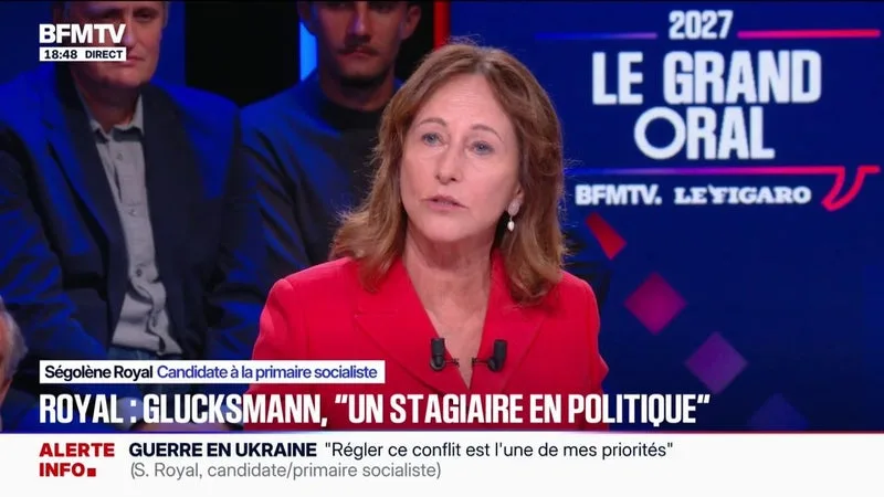 « IL EST HORS DE QUESTION DE SE METTRE DERRIÈRE JEAN-LUC MÉLENCHON », DÉCLARE SÉGOLÈNE ROYAL, CANDIDATE À LA PRIMAIRE SOCIALISTE