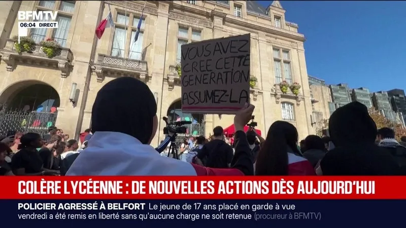 COLÈRE DES LYCÉENS: 400 À 500 ÉTABLISSEMENTS TOTALEMENT OU « PARTIELLEMENT » FERMÉS EN VUE DE NOUVELLES ACTIONS CE LUNDI
