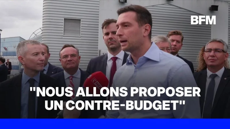 BUDGET 2027: JORDAN BARDELLA, PRÉSIDENT DU RN, ANNONCE QUE LE PARTI PROPOSERA « UN CONTRE-BUDGET »