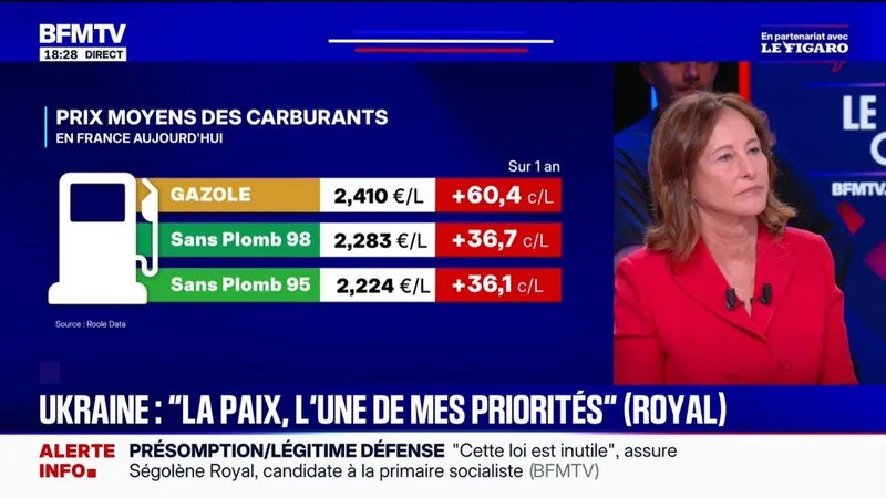 PRIX DES CARBURANTS: « LA RECETTE MAGIQUE C’EST D’AIMER LES GENS », ESTIME SÉGOLÈNE ROYAL, CANDIDATE À LA PRIMAIRE SOCIALISTE