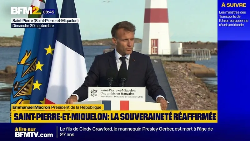 « JAMAIS LA FRANCE N’AVAIT À CE POINT INVESTI” À SAINT-PIERRE-ET-MIQUELON, AFFIRME EMMANUEL MACRON