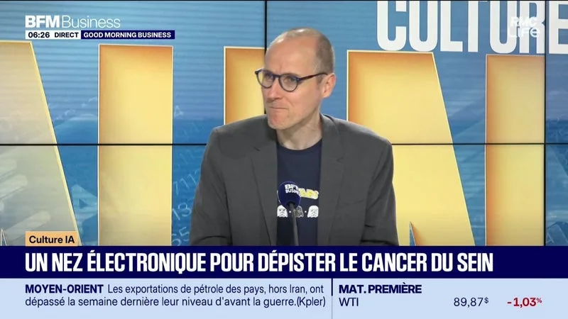 CULTURE IA : UN NEZ ÉLECTRONIQUE POUR DÉPISTER LE CANCER DU SEIN, PAR ANTHONY MOREL – 05/10