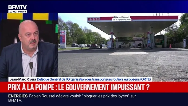 PRIX DES CARBURANTS: « ON A UNE URGENCE POUR NOUS, C’EST LA SURVIE DE NOS ENTREPRISES », ALERTE JEAN-MARC RIVERA (ORTE)