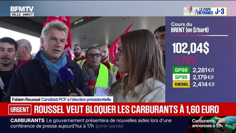 CRISE DES CARBURANTS: FABIEN ROUSSEL (PCF) APPELLE À UNE « NATIONALISATION SANCTION » CONTRE TOTAL