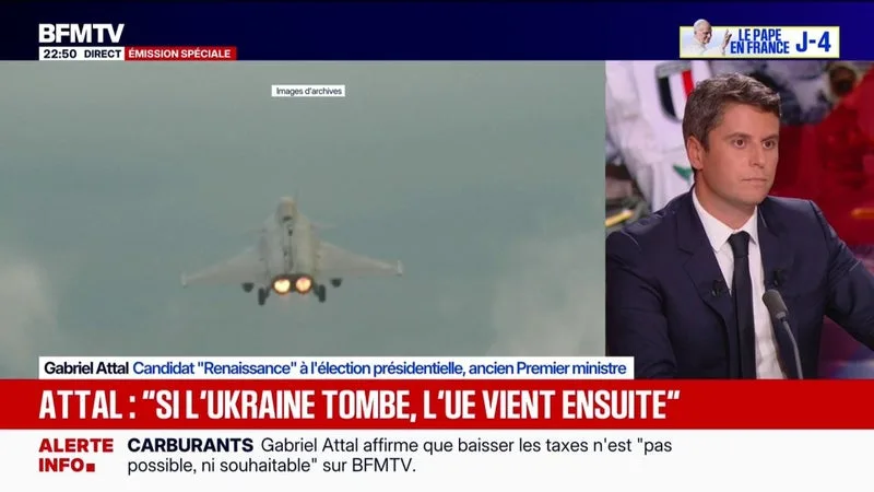 DISSUASION NUCLÉAIRE: « LA FRANCE PEUT DEVENIR LA NATION PROTECTRICE DE L’UNION EUROPÉENNE », ASSURE GABRIEL ATTAL, CANDIDAT (RENAISSANCE) À L’ÉLECTION PRÉSIDENTIELLE