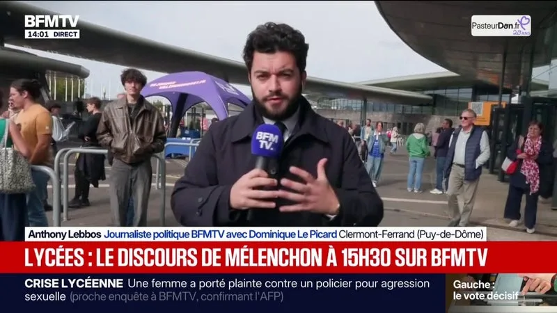 MEETING DE JEAN-LUC MÉLENCHON: LA MOBILISATION LYCÉENNE SERA AU CŒUR DU DISCOURS DU CANDIDAT LFI À LA PRÉSIDENTIELLE CE DIMANCHE