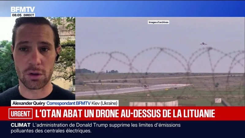 CE QUE L’ON SAIT DU DRONE ABATTU AU-DESSUS DE LA LITUANIE PAR DES AVIONS DE L’OTAN