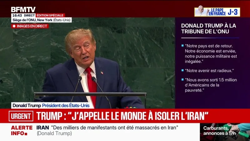 IRAN: SELON DONALD TRUMP, « C’EST L’INFLATION QUI DÉTRUIT LEUR PAYS »
