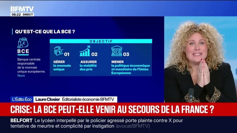 L’ÉDITO ÉCO – DETTE: LA BCE PEUT-ELLE VENIR AU SECOURS DE LA FRANCE?