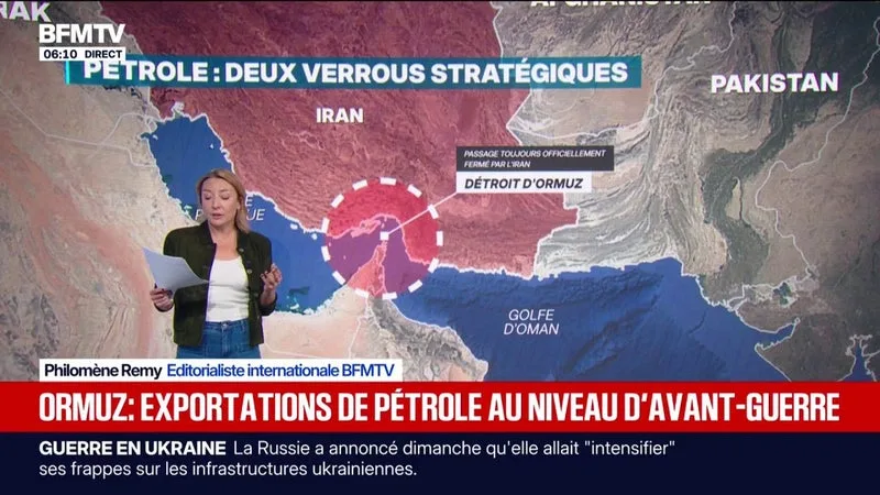 DÉTROIT D’ORMUZ: LES EXPORTATIONS DE PÉTROLE DU MOYEN-ORIENT AU-DESSUS DE LEUR NIVEAU PRÉ-CONFLIT