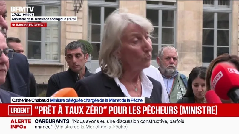 CRISE DES CARBURANTS: LA MINISTRE CHARGÉE DE LA MER ET DE LA PÊCHE ANNONCE L’OUVERTURE POSSIBLE D’UN PRÊT À TAUX ZÉRO POUR LES PÊCHEURS