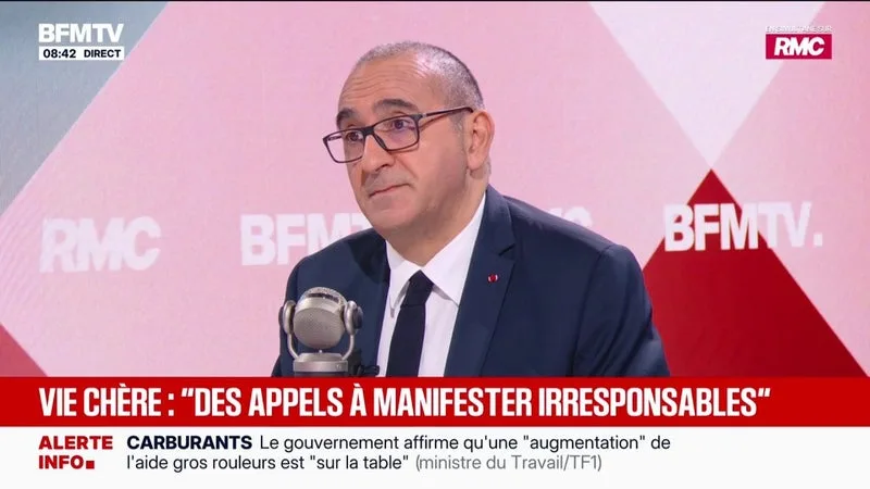 COLÈRE SOCIALE: « ON VA RESTER TRÈS ATTENTIFS AUX APPELS À MOBILISATION SUR LA VOIE PUBLIQUE », AFFIRME LAURENT NUÑEZ, MINISTRE DE L’INTÉRIEUR