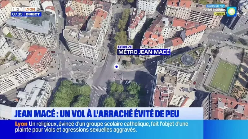 A JEAN MACÉ, UN VOL À L’ARRACHÉ A ÉTÉ ÉVITÉ GRÂCE À L’INTERVENTION D’UN POLICIER HORS SERVICE